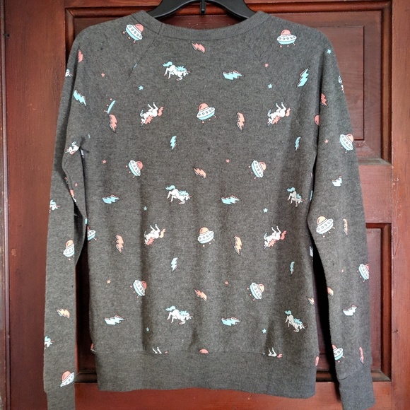 Modern Lux unicorn/spaceship sweater - Picture 2 of 6